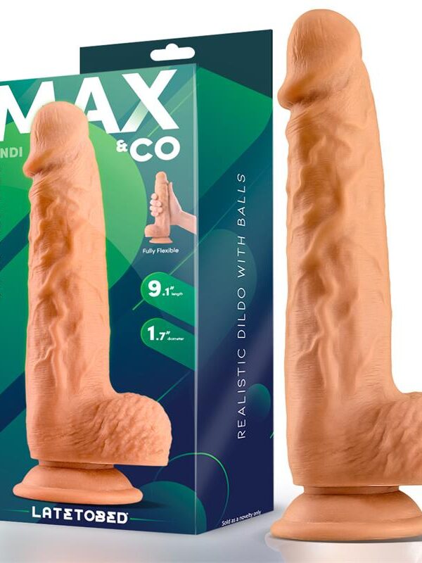 Andi Dildo Realista con Testículos 9.1 Natural