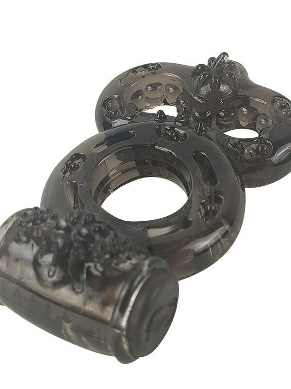 Anillo para el Pene con Vibración Negro