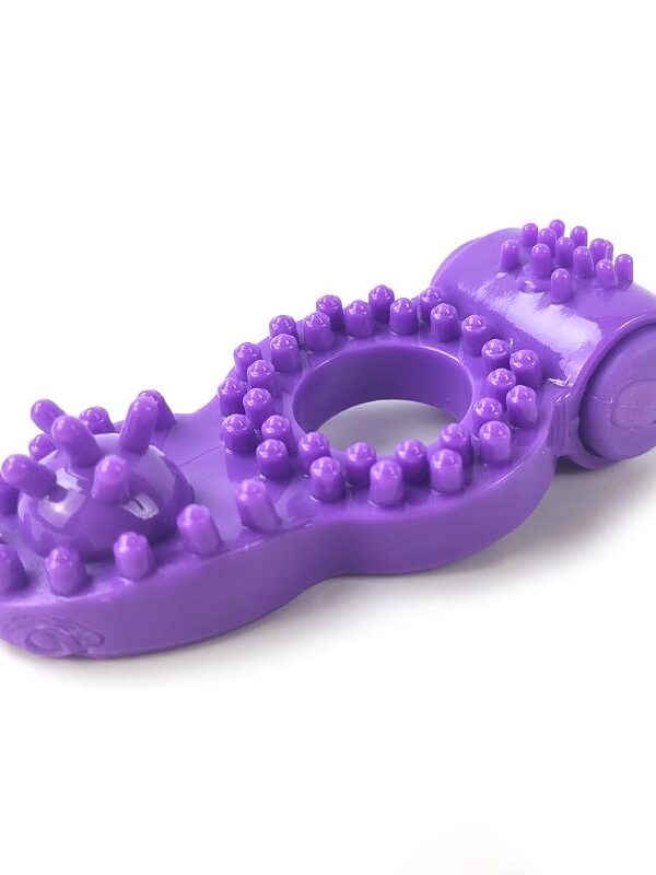 Anillo para el Pene con Vibración Púrpura