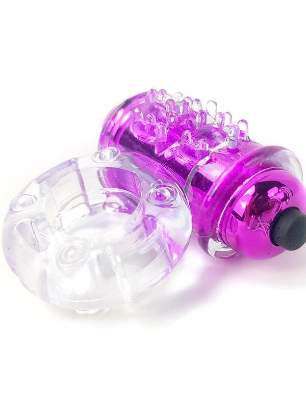 Anillo para el Pene con Vibración Rosa
