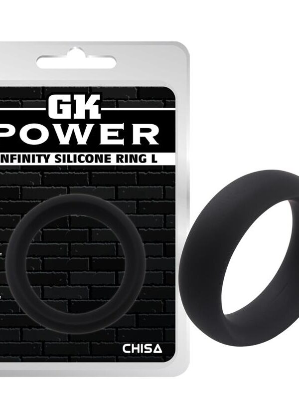 Anillo para el Pene Infinity Silicona L Negro
