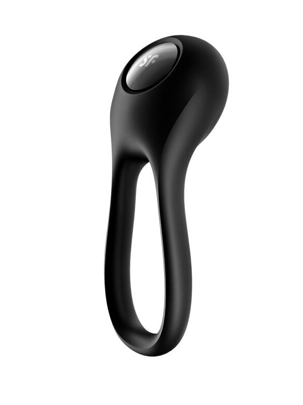 Anillo para el Pene Majestic Duo USB Negro