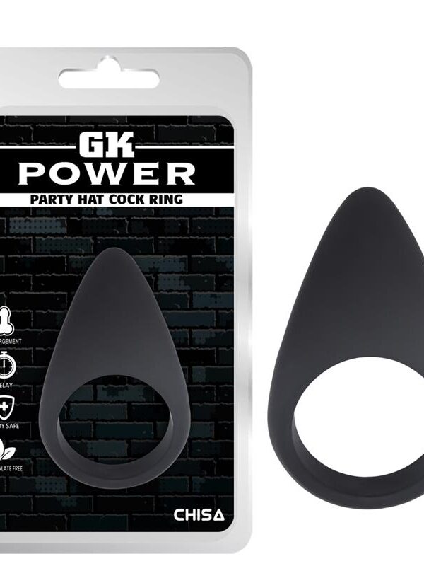 Anillo para el Pene Party Hat Silicona Negro
