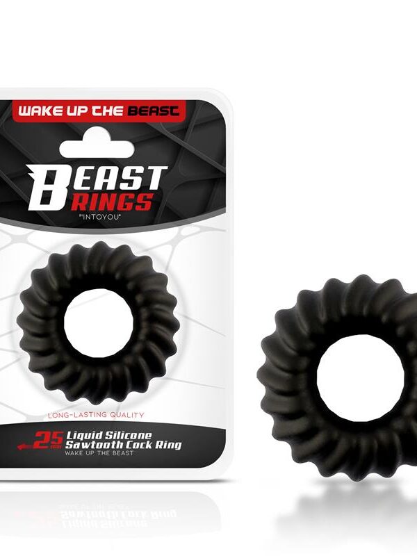 Anillo para el Pene Sawtooth Silicona Líquida 25 mm