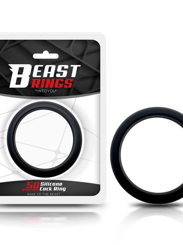Anillo para el Pene Silicona Sólida 5 cm Negro