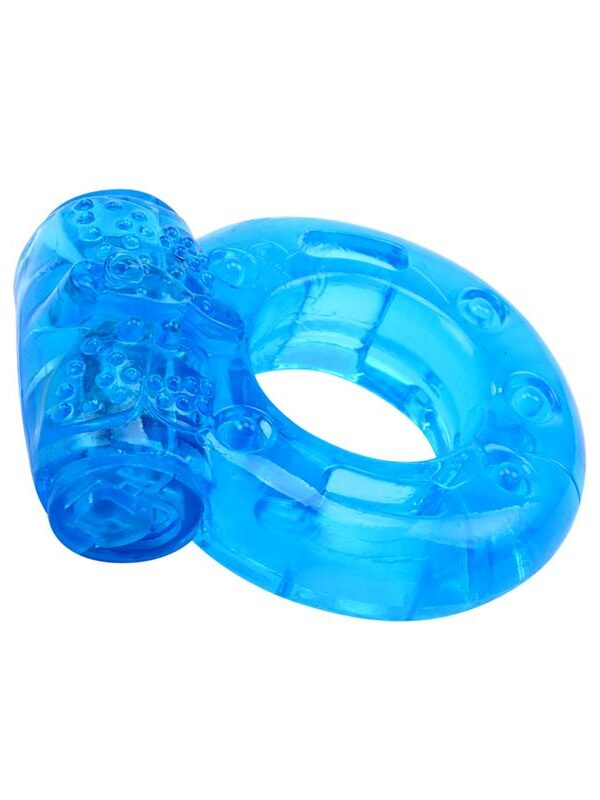 Anillo para el Pene y Vibracion 1.8 cm Azul