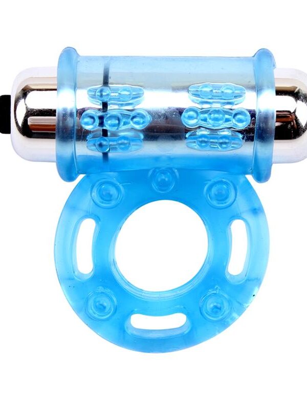 Anillo Vibrador para el Pene Bull Ring Azul