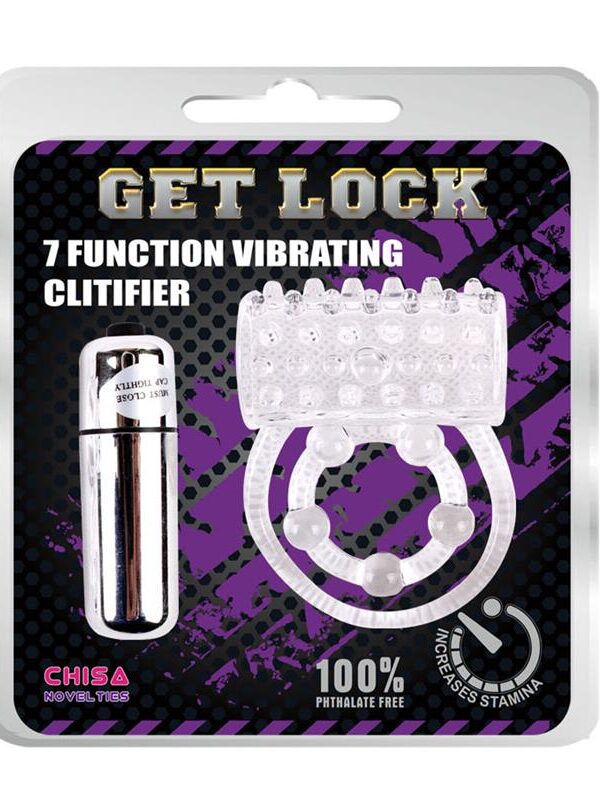 Anillo Vibrador para el Pene Clear Transparente