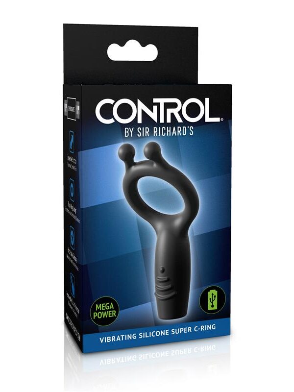 Anillo Vibrador Silicona Recargable Control Vibrating Super C-Ring