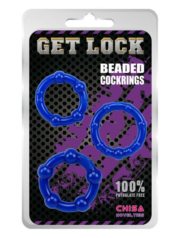 Anillos para el Pene Beaded Azul