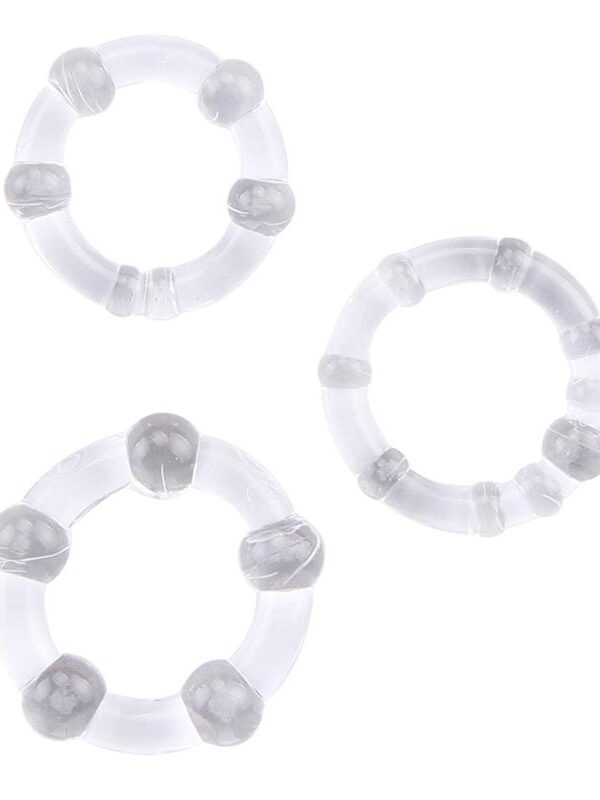 Anillos para el Pene Beaded Transparente