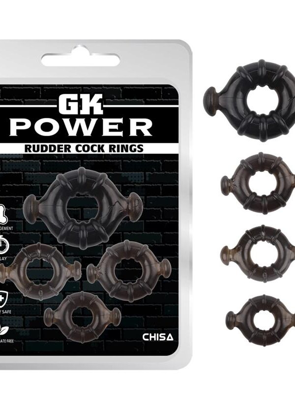 Anillos para el Pene Rudder Negro