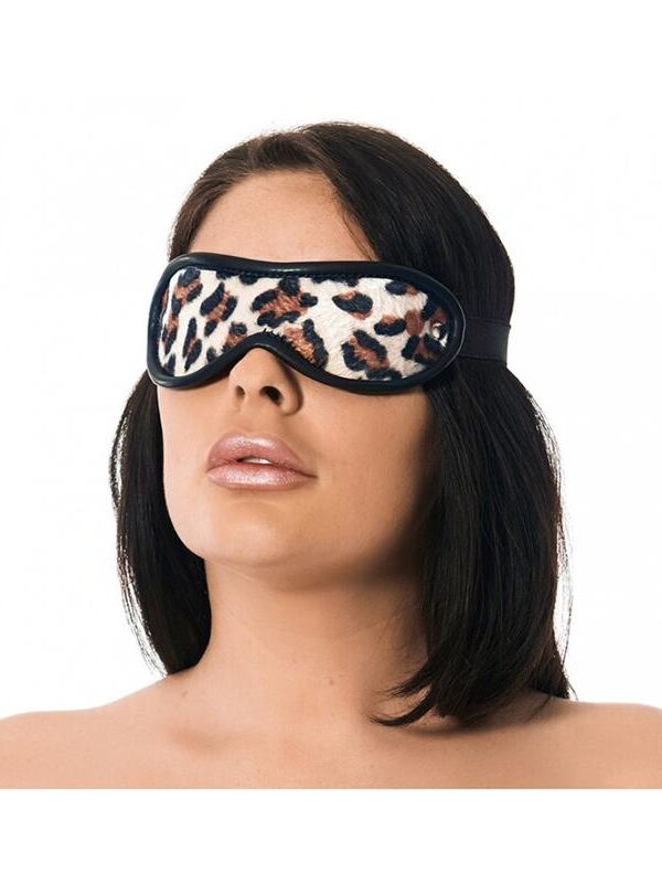 Antifaz con Estampado Leopardo Talla Única