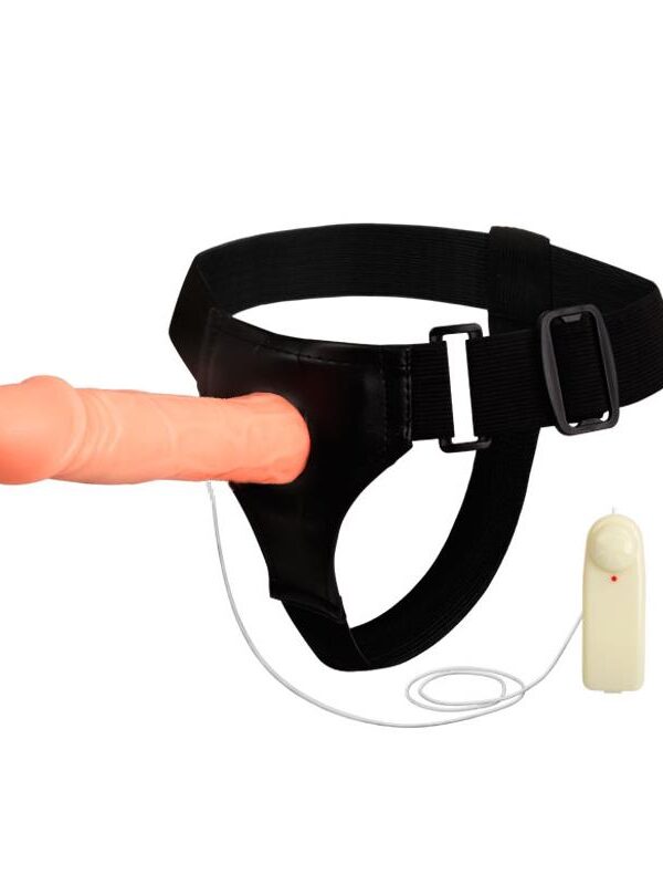 Arnés con Dildo Hueco Jessica 18 cm