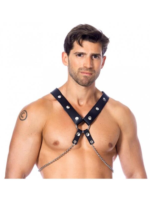 Arnés de Cuero con Cadenas