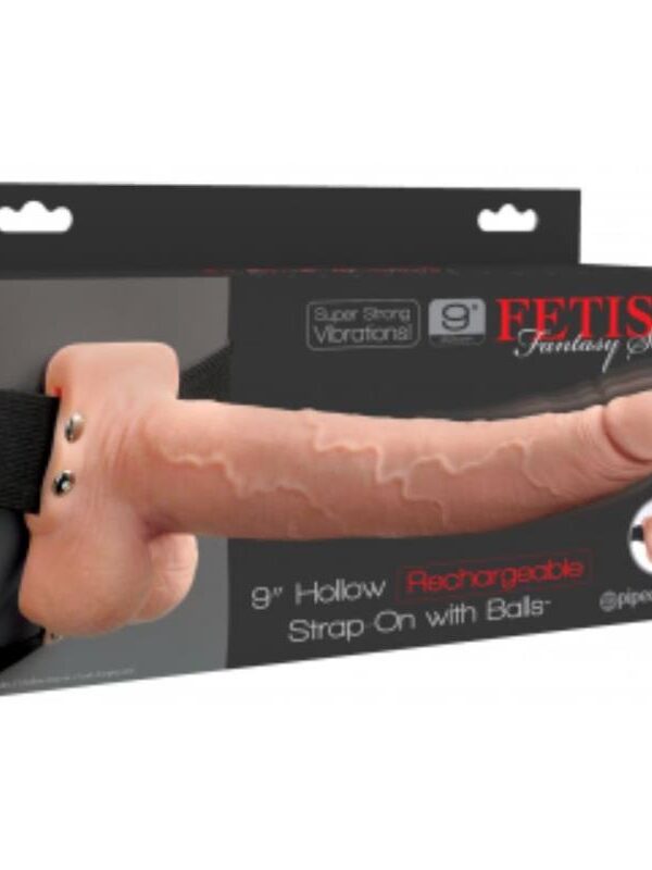 Arnes Elastico con Dildo Hueco 9 10 Funciones Vibracion USB Natural