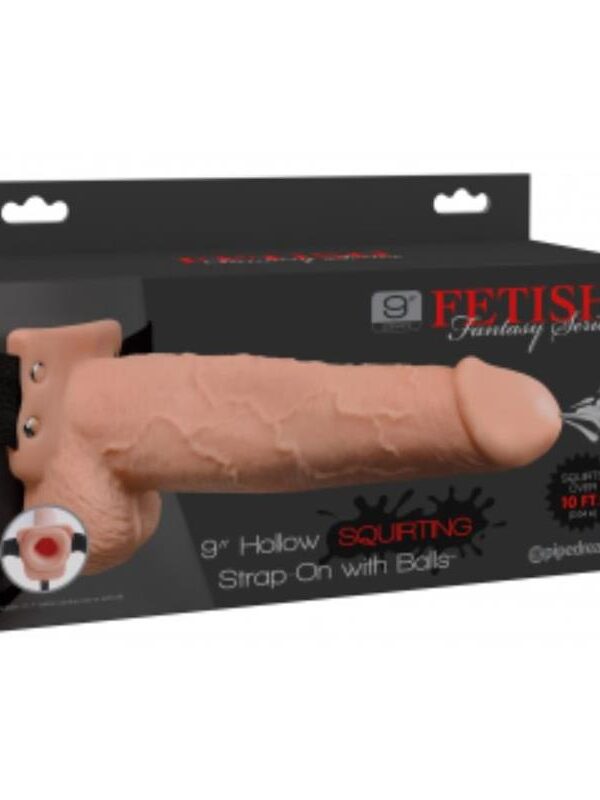 Arnes Elastico con Dildo Hueco 9 Funcion Squirting Natural