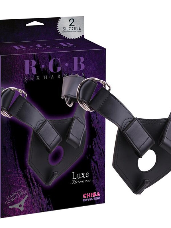 Arnés Luxe Silicona Negro