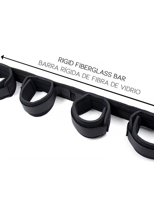 Barra Espaciadora con Barra Rígida y Esposas con Esponja