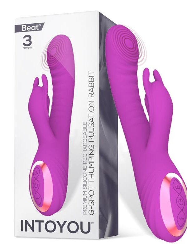 Beat3 Vibrador con Punto G con Pulsación 3 Motores