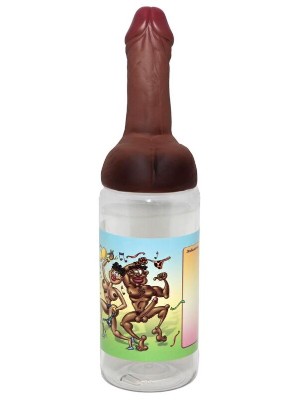 Biberon en Forma de Pene Mulato Mediano 750 ml