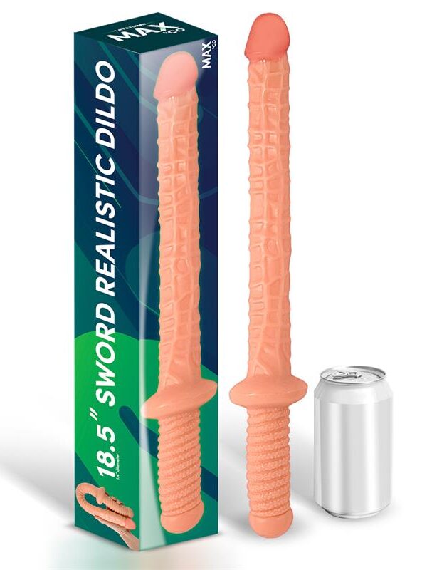Blade Dildo Realista Forma de Espada 18.5 Sword Natural