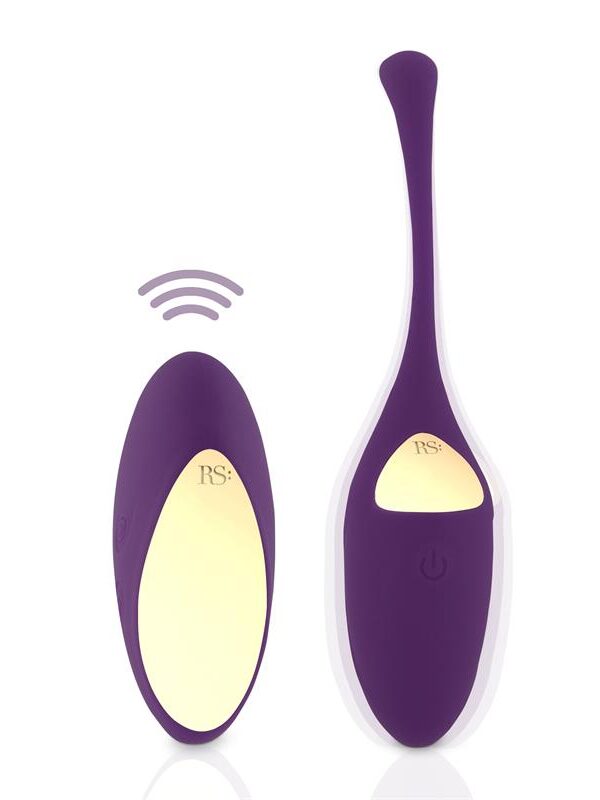 Bola Kegel con Control Remoto Essentials Pulsy Playball Púrpura