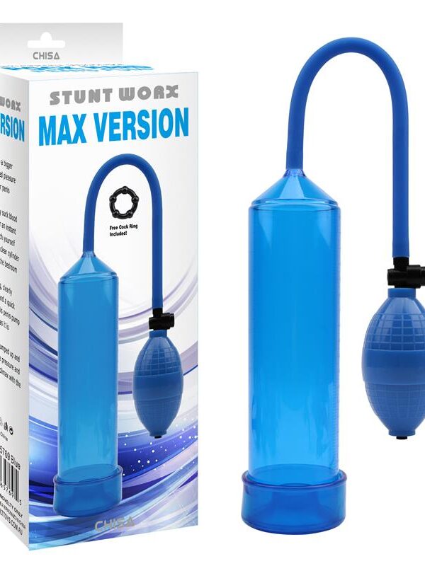 Bomba de Succion para el Pene MAX Version Azul