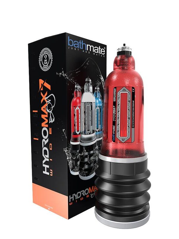 Bomba para el Pene Hydromax7 Wide Boy Rojo