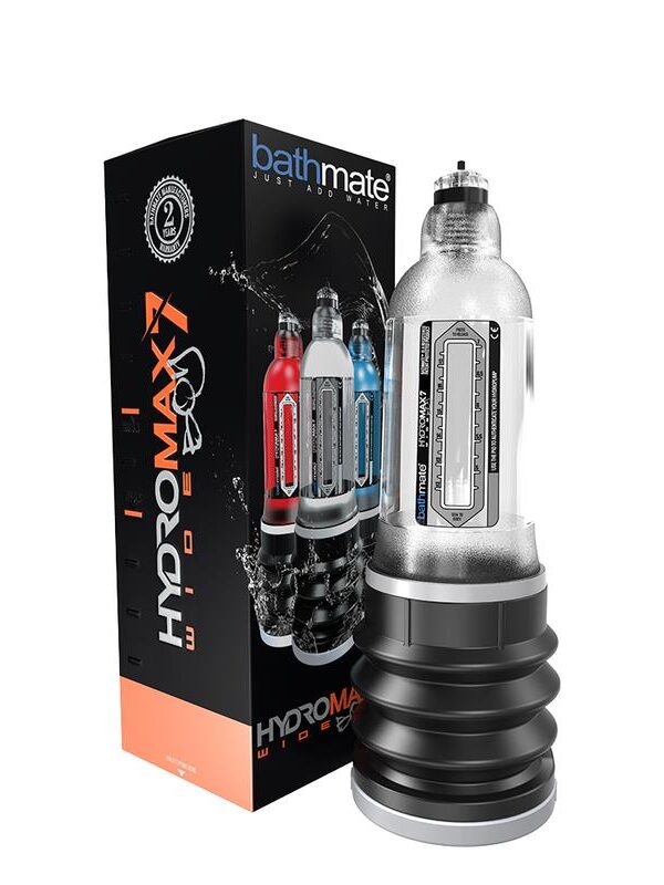 Bomba para el Pene Hydromax7 Wide Boy Transparente