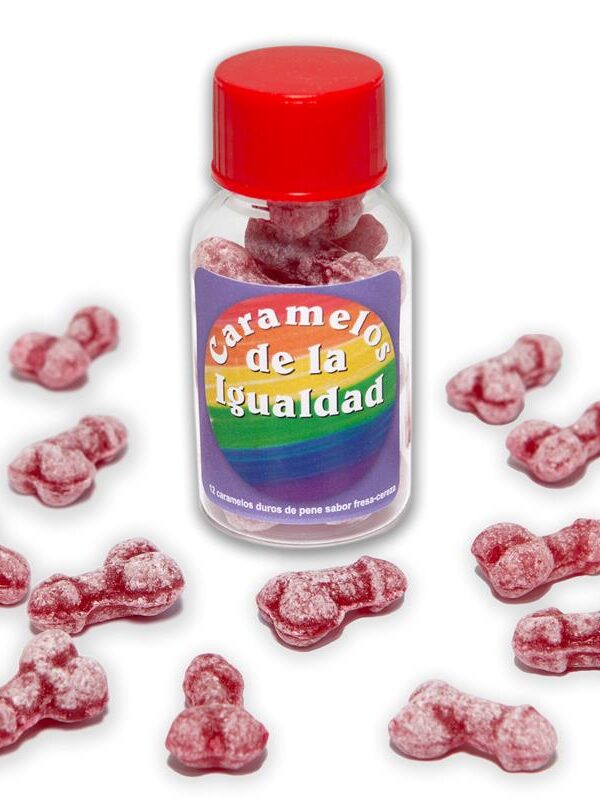 Bote Caramelos Pene Igualdad 12 und