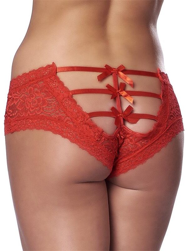 Braguitas Ancha Tipo Corset Rojas Talla Única