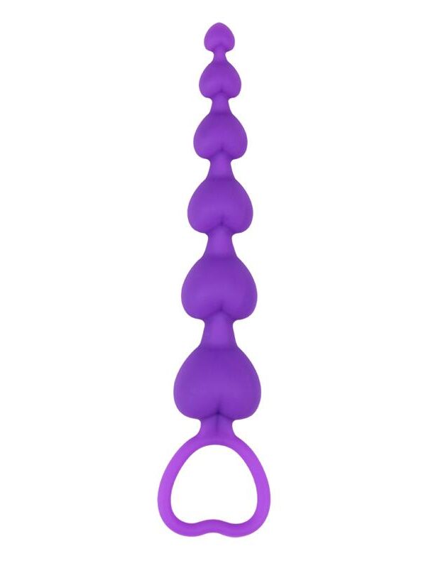 Cadena Anal Heart Booty Beads