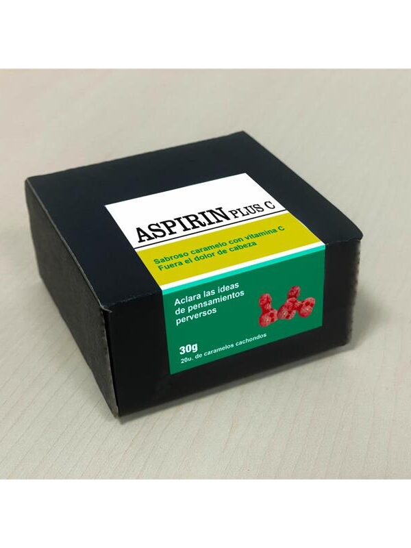Caja Caramelos Aspirin Plus C 20 und 30 gr