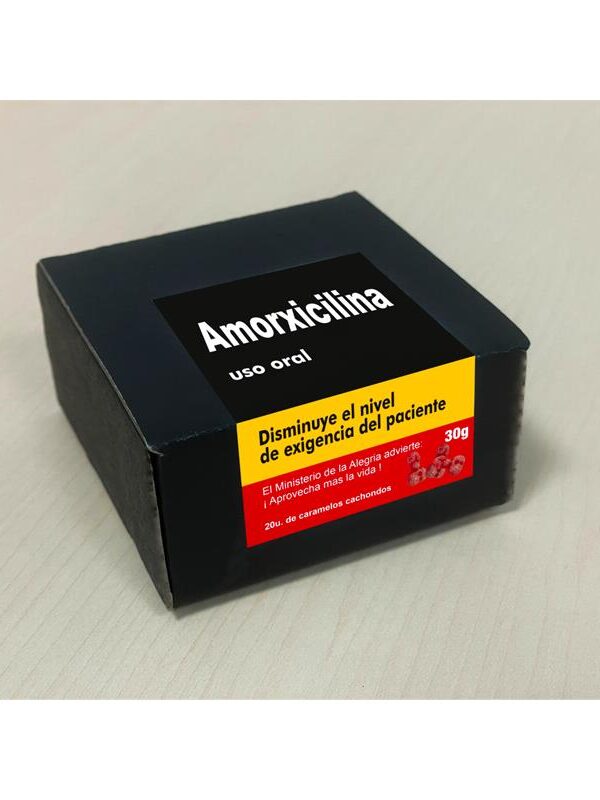 Caja Caramelos  Amorxicilina 20 und 30 gr