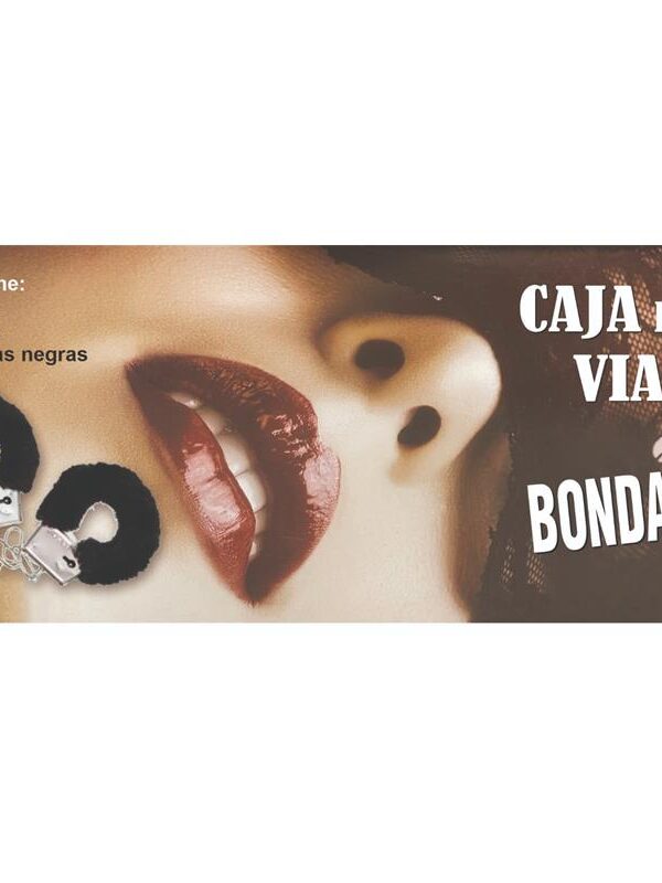 Caja de Bondage con Esposas, Látigo y Antifaz