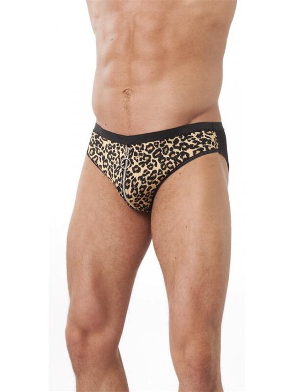 Calzoncillo con Cremallera Leopardo Talla Unica