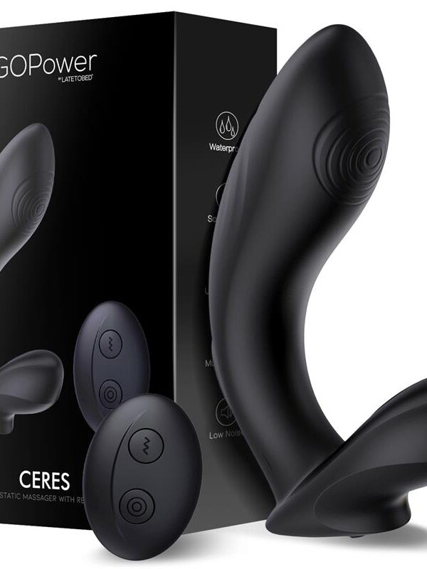 Ceres Masajeador Prostático Vibración y Pulsación Tapping Control Remoto
