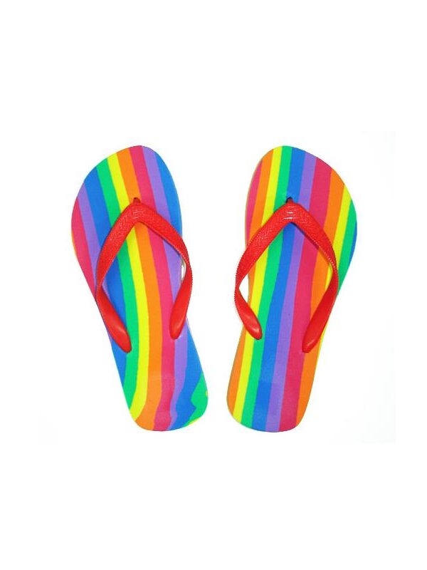 Chanclas con Bandera LGBT+ Talla 38-39
