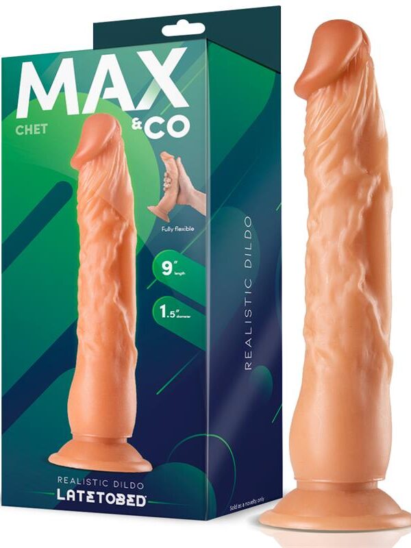 Chet Dildo Realista Natural 9 - 23 cm