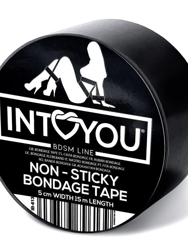 Cinta de Bondage No Pegajosa Negro 5 metros