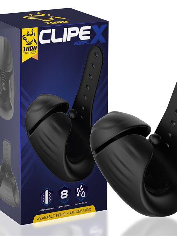 Clipex Masturbador Masculino Ajustable con Sistema de Clip Silicona Premium USB Magnético