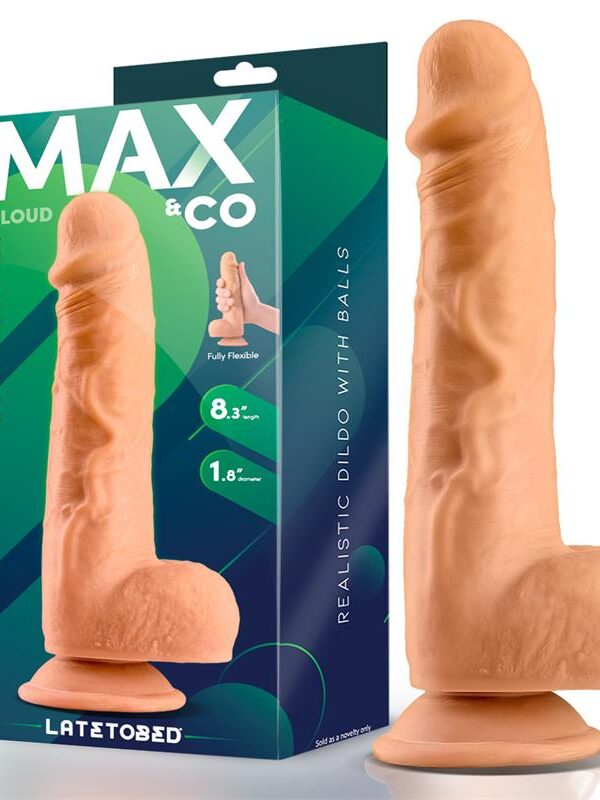 Cloud Dildo Realista con Testículos 8.3 Natural
