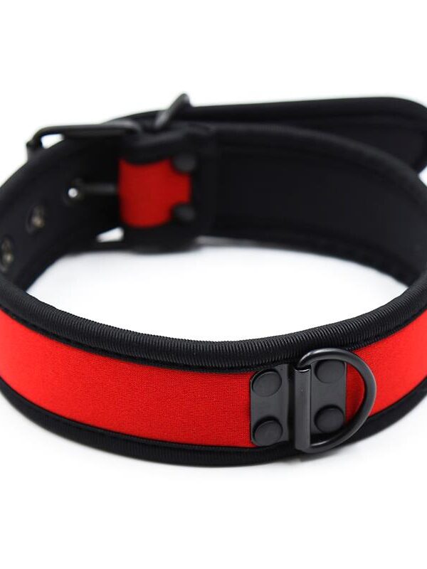 Collar de Neopreno Ajustable Rojo