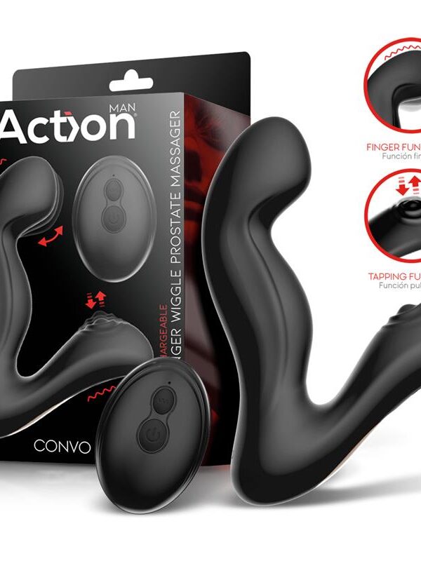 Convo Prostate Stimulator with Tapping and Finger Wiggle Function