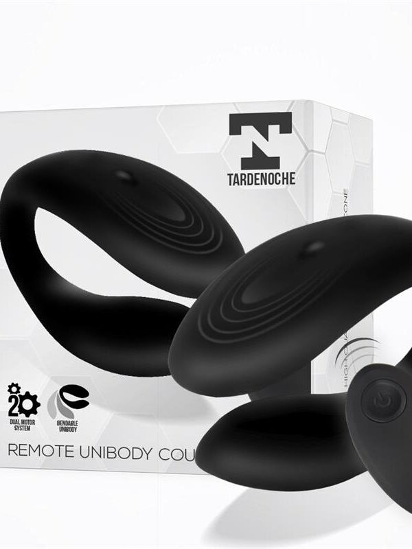 Couply Juguete para Parejas con Control Remoto USB Unibody Silicona Líquida