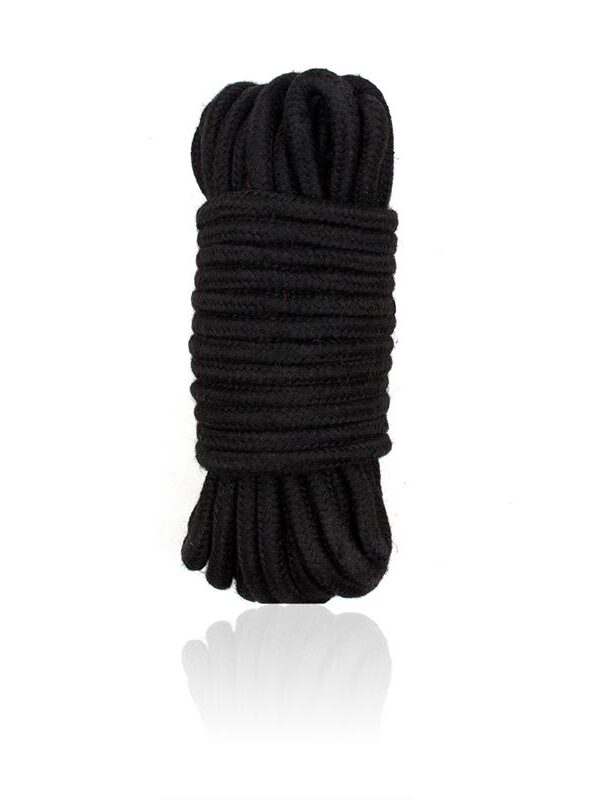 Cuerda de Bondage de Algodón 5 Metros Negro