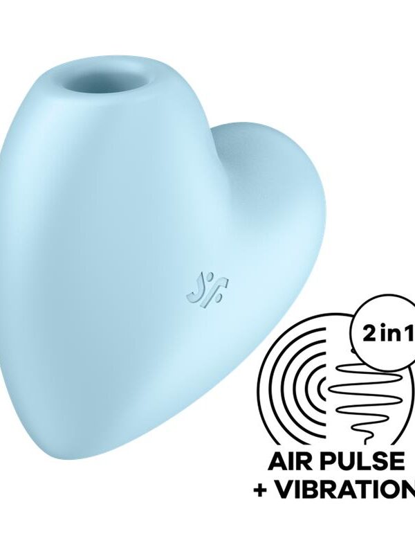 Cutie Heart Succionador de Clítoris y Vibración Azul