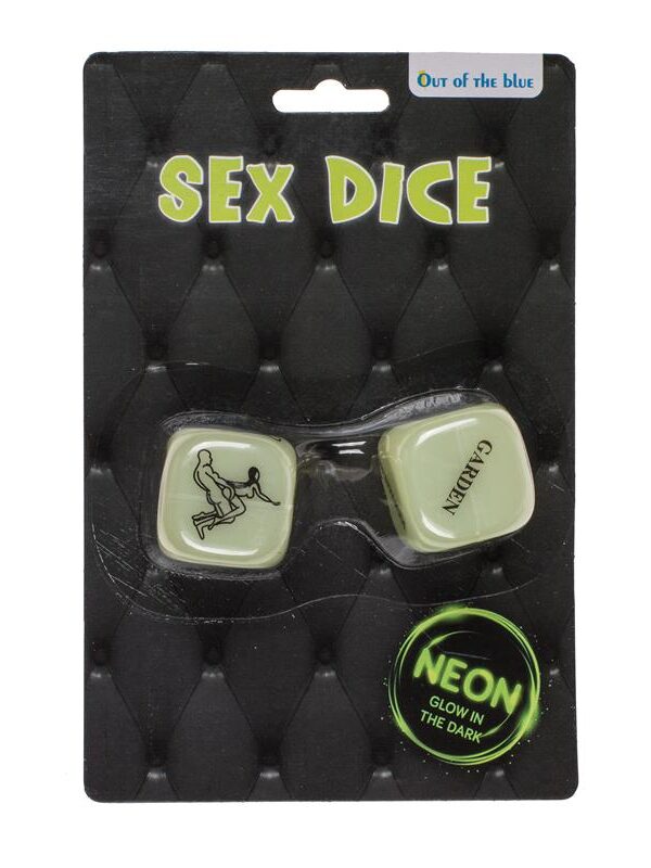 Dados Kamasutra Brillan en la Oscuridad Set de 2