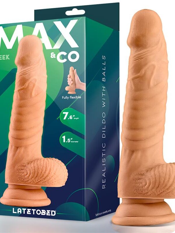 Deek Dildo Realista con Testiculos 7.6 Natural
